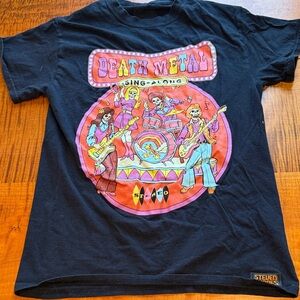 Steven Rhodes Black Graphic Tee